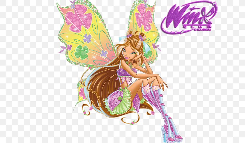 Flora Winx Club: Believix In You Stella Aisha Musa, PNG, 640x480px, Flora, Aisha, Barbie, Believix, Butterfly Download Free