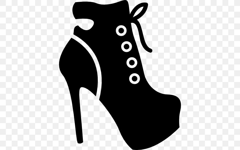 High-heeled Shoe Stiletto Heel Sandal Footwear, PNG, 512x512px, Highheeled Shoe, Black, Black And White, Boot, Clothing Download Free