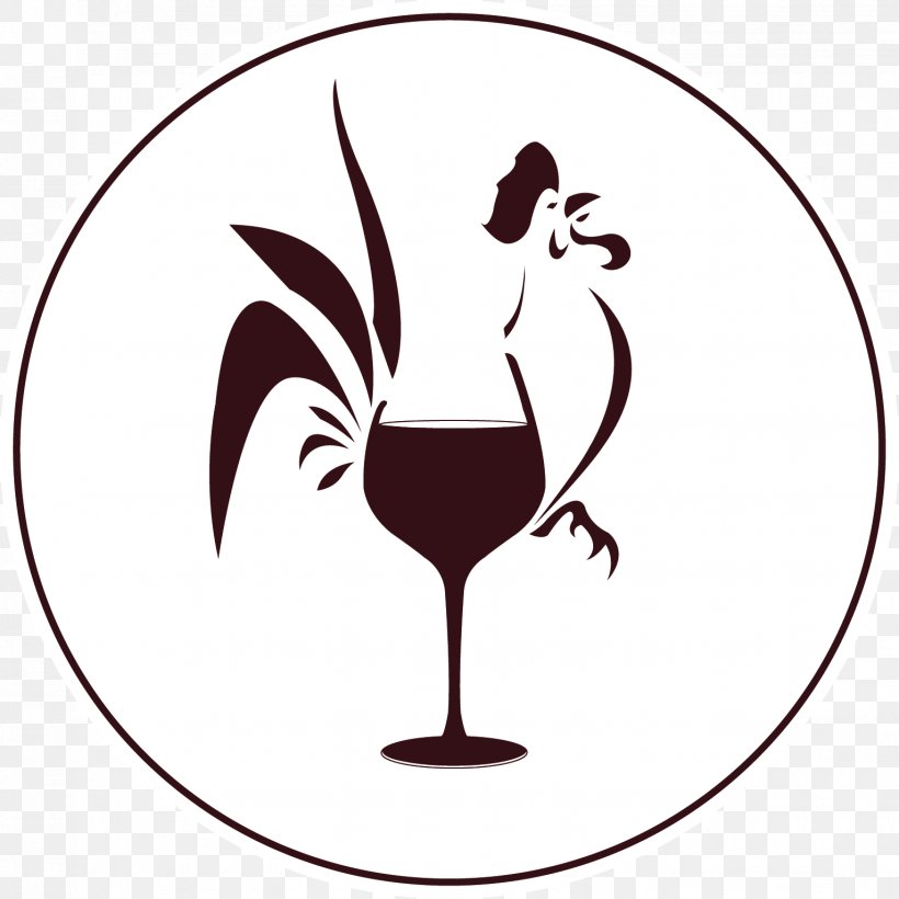 Rooster フレンチワインバル Le Coq Au Vin（レ・コッコーヴァン） 銀座・新橋 Wine Glass, PNG, 1531x1531px, Rooster, Artwork, Beak, Bird, Black And White Download Free
