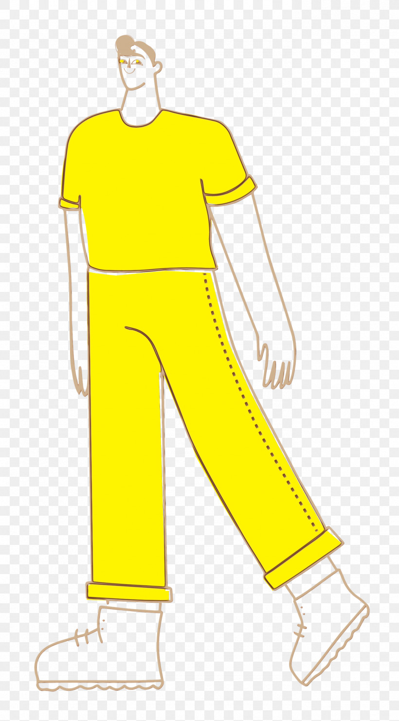 Sleeve Yellow Outerwear / M Dress Line, PNG, 1383x2500px, Boy Standing, Dress, Line, Meter, Outerwear Download Free