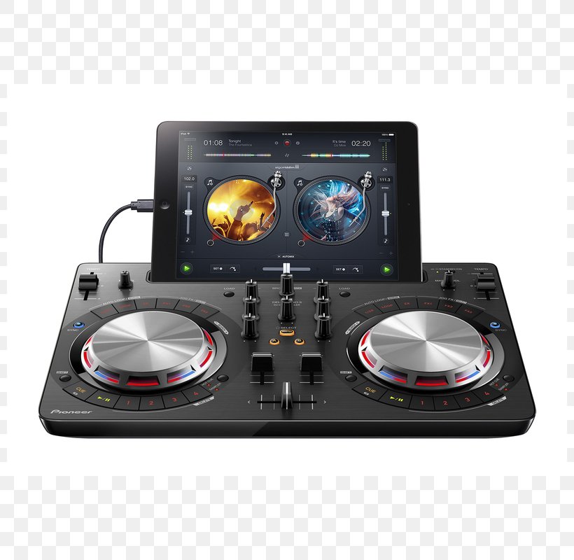 DJ Controller Disc Jockey Pioneer DJ Pioneer DDJ-WeGO3 Quality Electronics, PNG, 800x800px, Watercolor, Cartoon, Flower, Frame, Heart Download Free