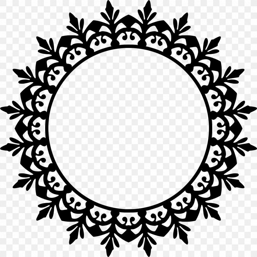 Flower Royalty-free Clip Art, PNG, 2374x2375px, Flower, Area, Black, Black And White, Drawing Download Free