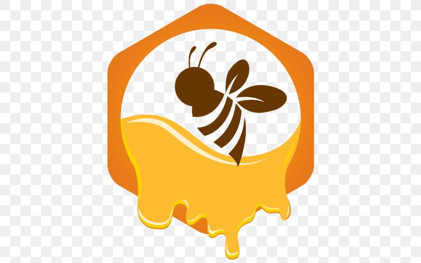 Honey Bee Honey Bee Logo Beekeeping, PNG, 512x512px, Bee, Beehive, Beekeeping, Brand, Carnivoran Download Free