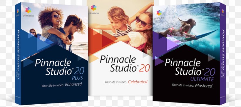 Pinnacle Studio Corel VideoStudio Computer Software Video Editing Software, PNG, 900x400px, Pinnacle Studio, Advertising, Banner, Book, Brand Download Free