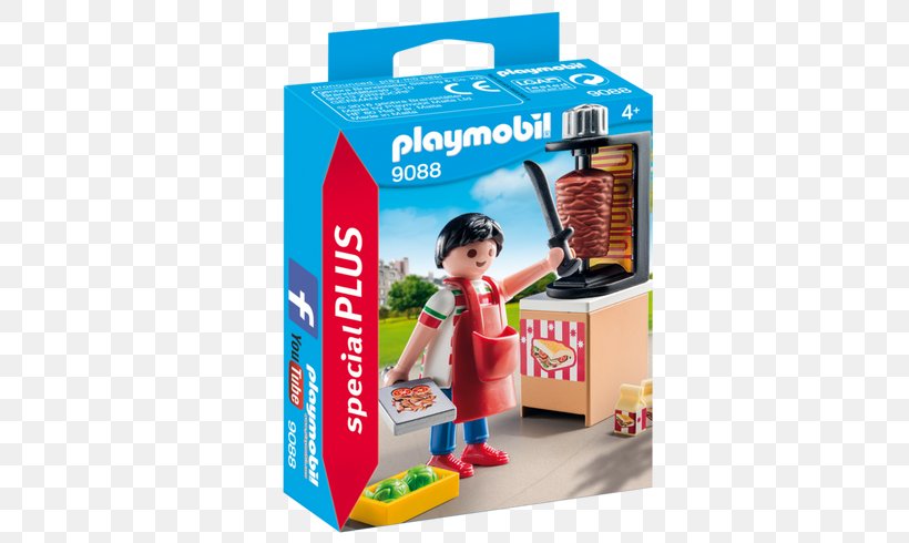 Playmobil 9088 Special Plus Kebab Vendor Toy Playmobil Playmobil, PNG, 700x490px, Kebab, Action Toy Figures, Brand, Carton, Customer Download Free
