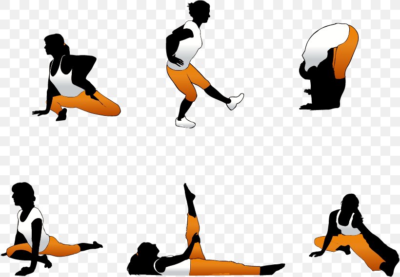 Silhouette Clip Art, PNG, 818x569px, Silhouette, Artworks, Designer, Fitness Centre, Gymnastics Download Free