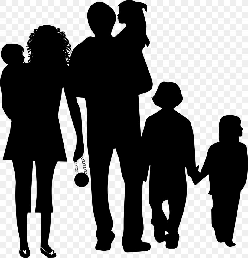 Silhouette Family Clip Art, PNG, 1230x1280px, Silhouette, Black And White, Child, Communication, Conversation Download Free