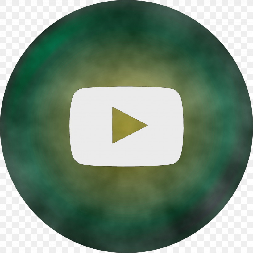 Youtube Logo Icon Watercolor Paint Wet Ink, PNG, 3000x3000px, Youtube Logo Icon, Paint, Watercolor, Wet Ink Download Free