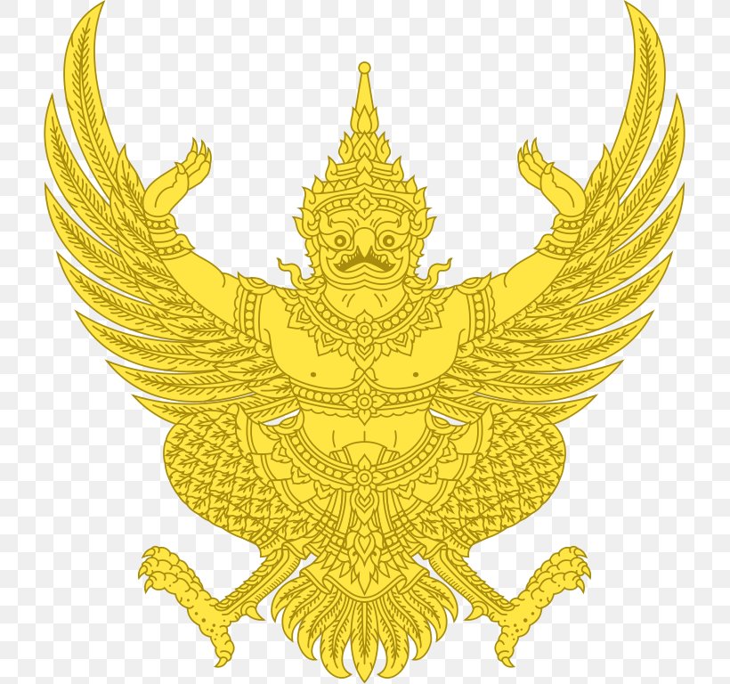 Emblem Of Thailand Thai Cuisine Garuda National Emblem, PNG, 723x768px, Thailand, Coat Of Arms, Emblem, Emblem Of Thailand, Flag Of Thailand Download Free