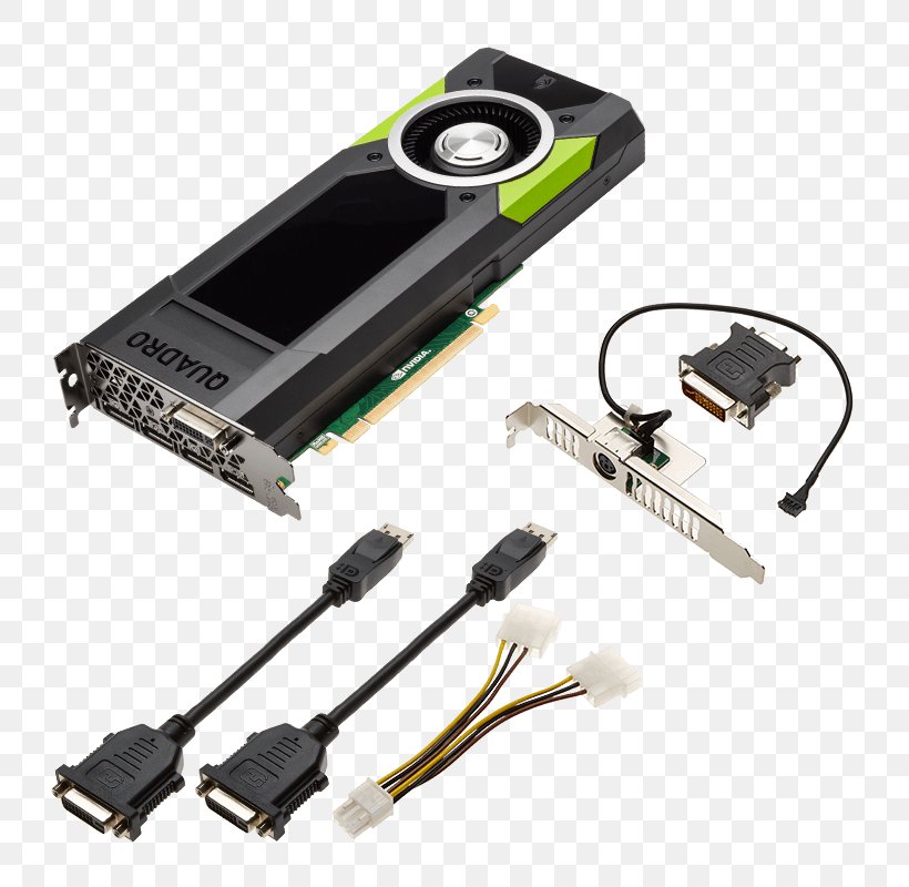 Graphics Cards & Video Adapters NVIDIA Quadro M5000 GDDR5 SDRAM PCI Express, PNG, 800x800px, Graphics Cards Video Adapters, Adapter, Cable, Computer, Computer Component Download Free