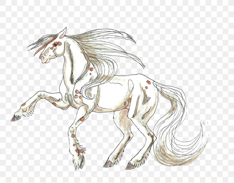 Mustang Mane Pony Line Art Sketch, PNG, 1024x801px, 2019 Ford Mustang, Mustang, Animal, Animal Figure, Artwork Download Free