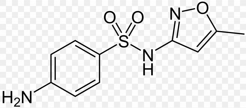 Sulfonamide Pharmaceutical Drug Antibiotics Silver Sulfadiazine, PNG, 2903x1281px, 4aminobenzoic Acid, Sulfonamide, Antibiotics, Area, Black And White Download Free