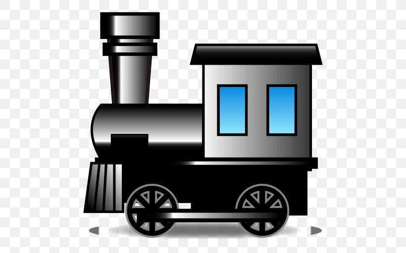 Train Steam Locomotive Steam Engine Emoji, PNG, 512x512px, Train, Coal, Diesel Locomotive, Electricity, Emoji Download Free