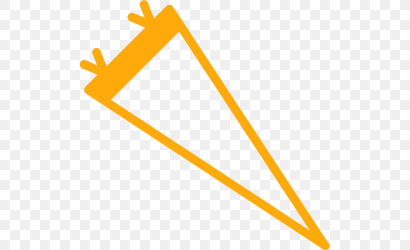 Line Angle, PNG, 501x500px, Triangle, Area, Yellow Download Free