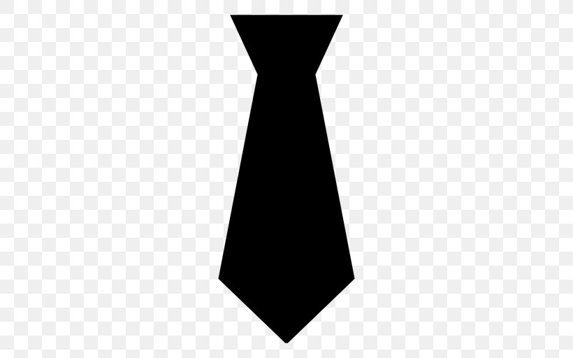 Necktie Dress Angle, PNG, 512x512px, Necktie, Black, Black And White, Black M, Dress Download Free