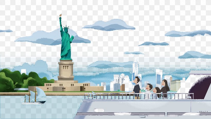 Statue Of Liberty Illustration, PNG, 1200x675px, Statue Of Liberty, Tourism Download Free