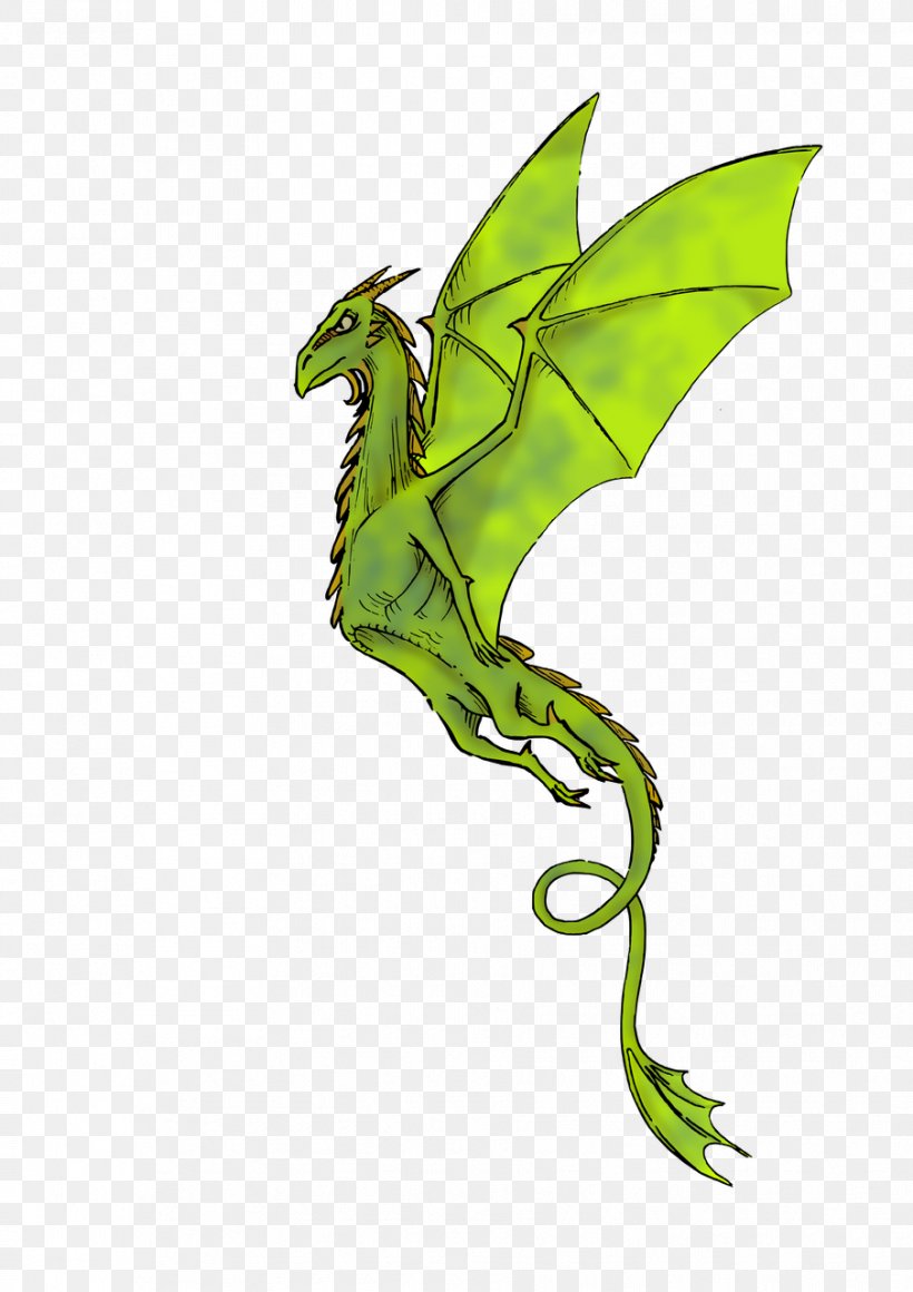 Clip Art Image Download, PNG, 904x1279px, Dragon, Fictional Character, Green, Green Dragon, Leaf Download Free
