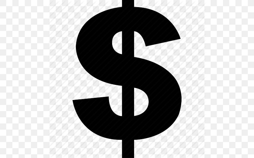 Dollar Sign United States Dollar Currency Money, PNG, 512x512px, Amazon Mechanical Turk, Black And White, Brand, Customer, Drop Shipping Download Free