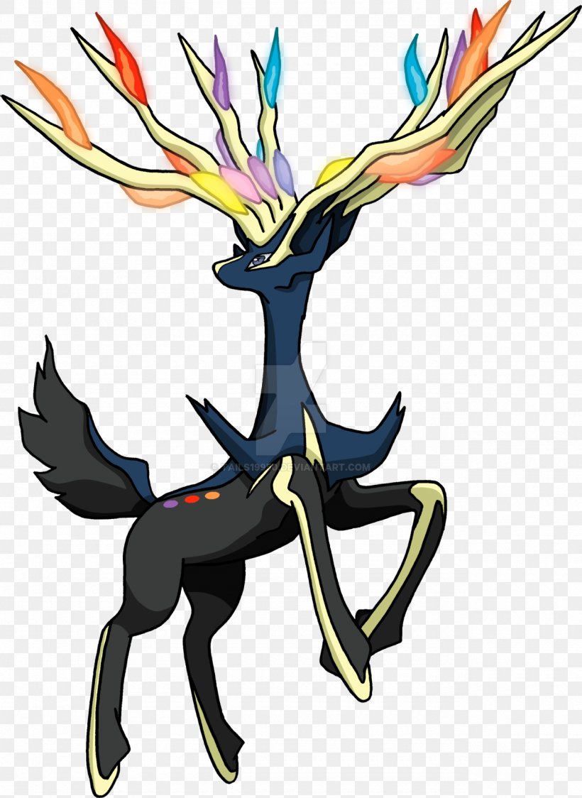Pokémon X And Y Xerneas And Yveltal Latias, PNG, 1280x1756px, Xerneas, Aggron, Antler, Art, Artwork Download Free