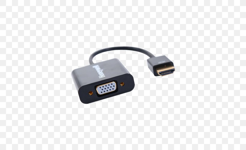 HDMI Adapter VGA Connector Electrical Connector Electrical Cable, PNG, 500x500px, Hdmi, Adapter, Cable, Computer, Computer Port Download Free