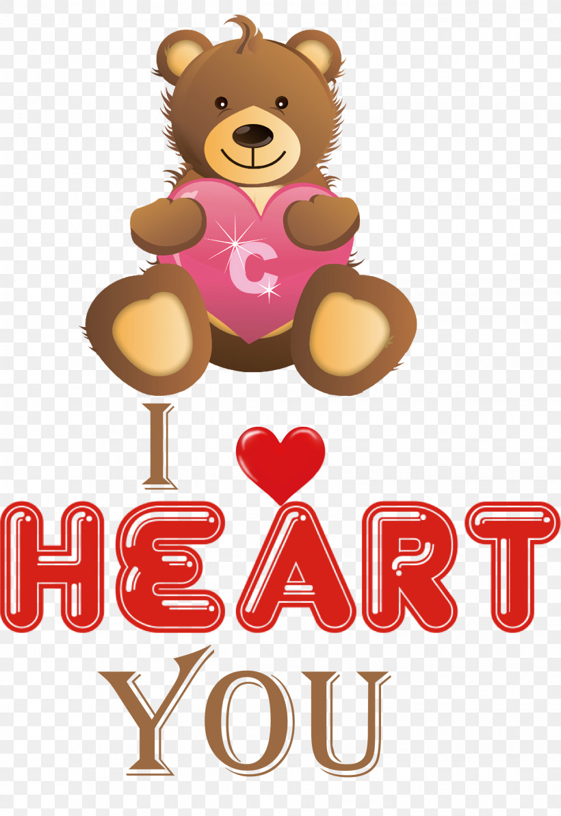 I Heart You I Love You Valentines Day, PNG, 2064x3000px, I Heart You, Bears, Buildabear Workshop, Doll, Giant Panda Download Free