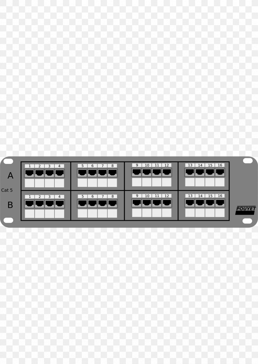 Patch Panels Network Switch Computer Port Clip Art, PNG, 1697x2400px, Patch Panels, Cable Management, Computer Network, Computer Port, Electronic Device Download Free
