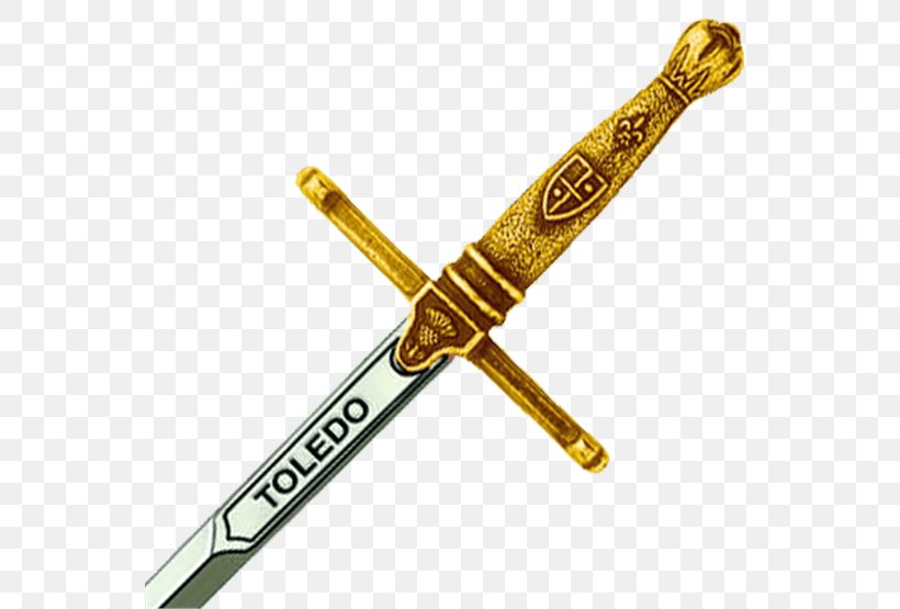 Toledo Steel Sword Excalibur Weapon, PNG, 555x555px, Toledo, Cold Weapon, Dagger, Damascus Steel, Espadas Y Sables De Toledo Download Free