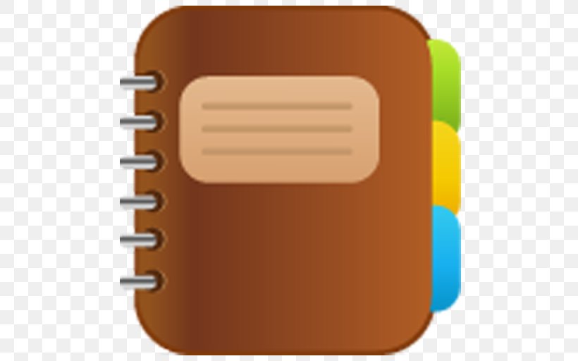 Diary, PNG, 512x512px, Diary, Notebook, Orange, Rectangle Download Free