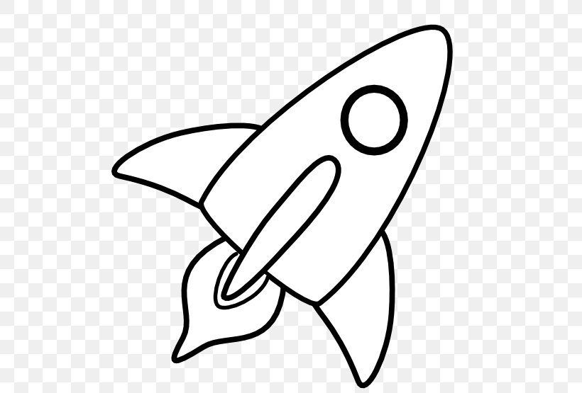 Rocket Drawing Spacecraft Black And White Clip Art, PNG, 555x555px, Watercolor, Cartoon, Flower, Frame, Heart Download Free