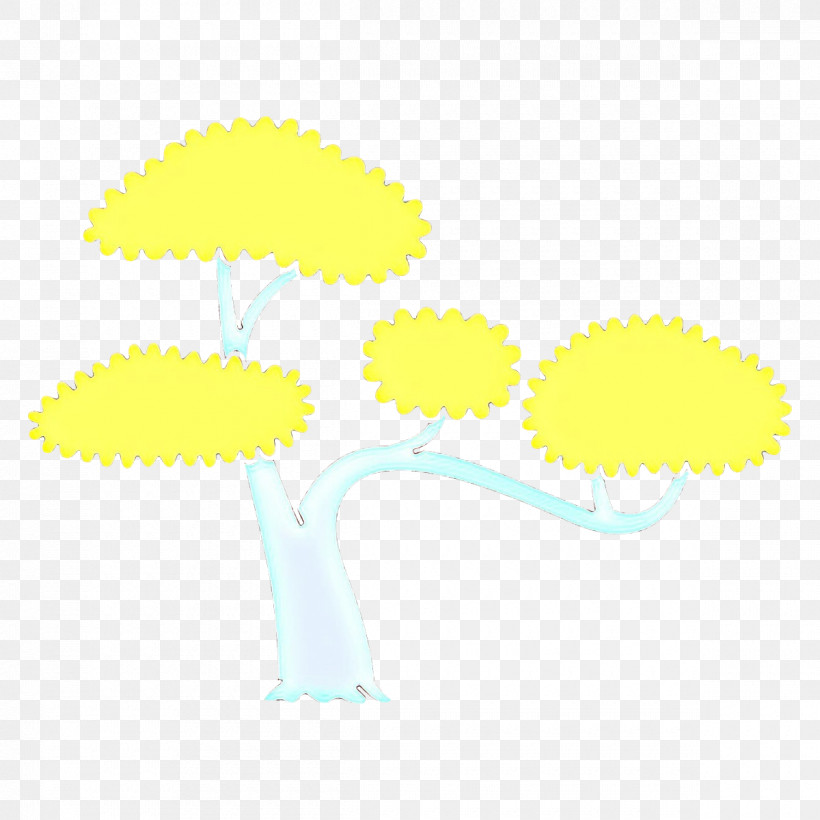 Yellow Dandelion Tree Plant Cloud, PNG, 1200x1200px, Yellow, Cloud, Dandelion, Flower, Plant Download Free