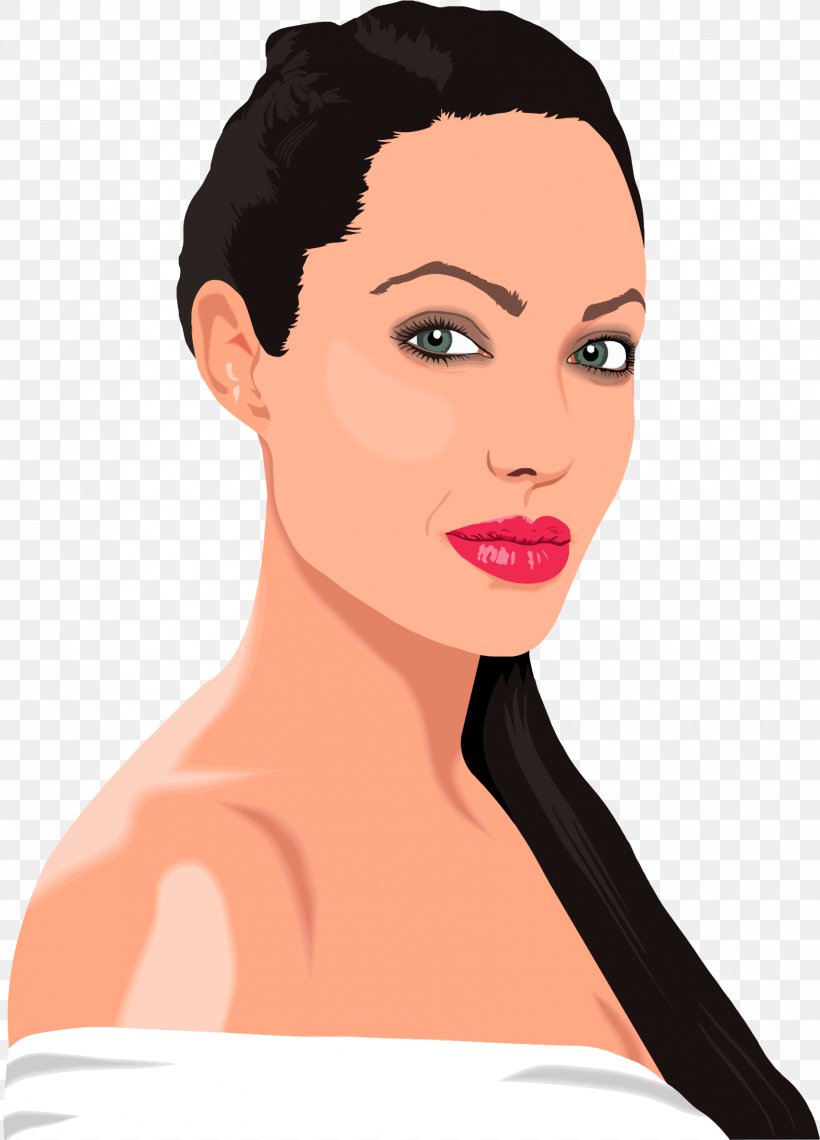 Angelina Jolie Actor Celebrity Clip Art, PNG, 1699x2363px, Watercolor, Cartoon, Flower, Frame, Heart Download Free