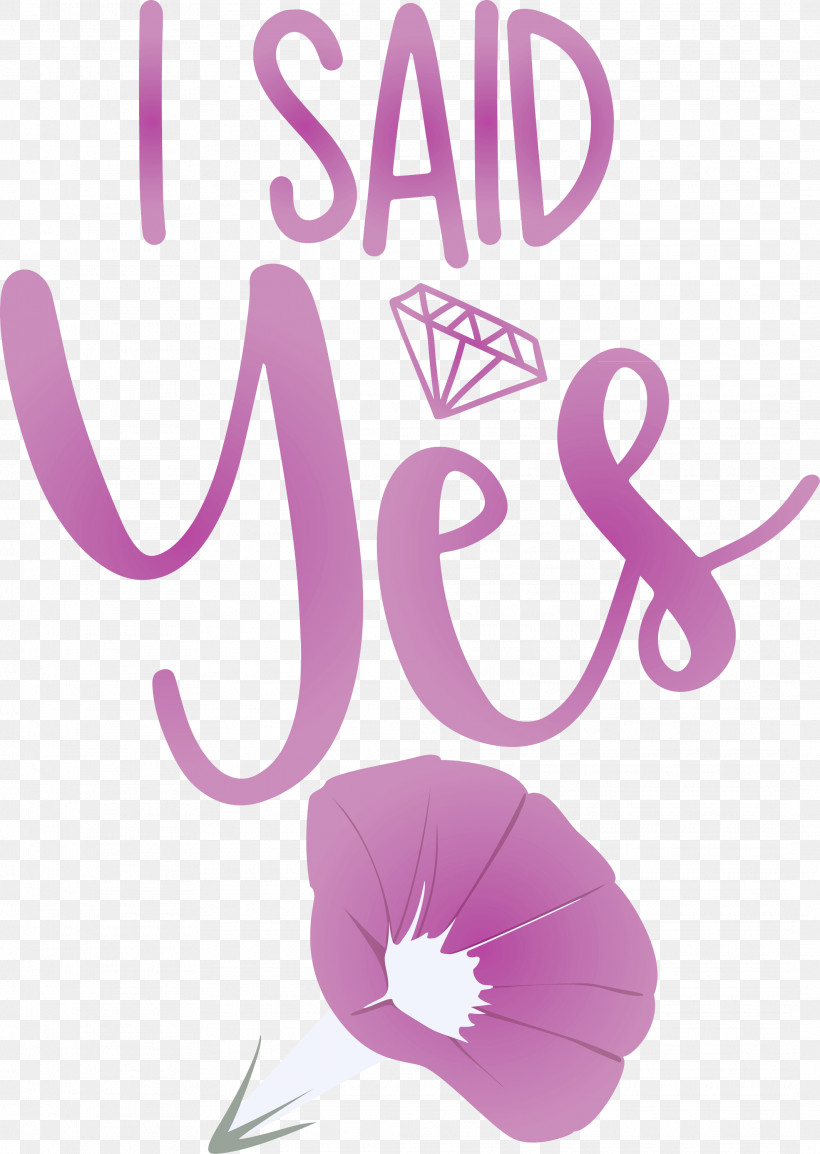 I Said Yes She Said Yes Wedding, PNG, 2130x3000px, I Said Yes, Flower, Lavender, Logo, Meter Download Free