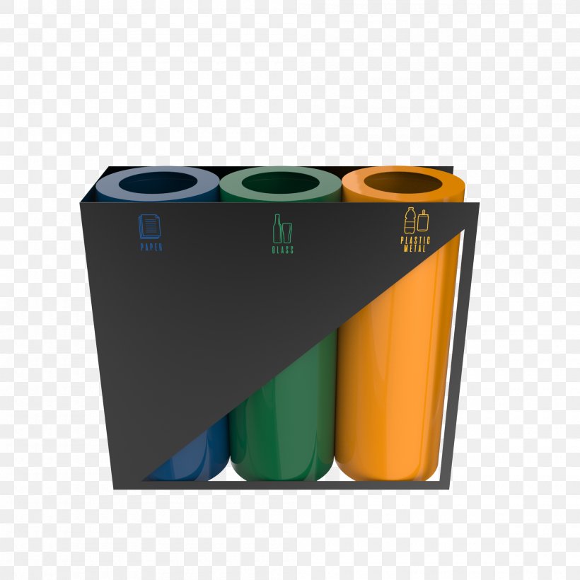 Recycling Bin Product Design Plastic Green, PNG, 2000x2000px, Recycling Bin, Cylinder, Green, Plastic, Rectangle Download Free