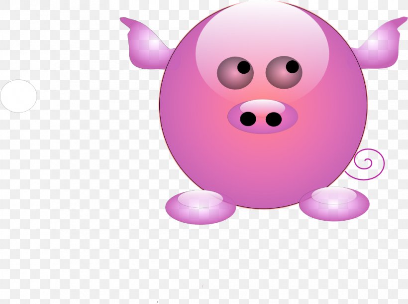 Snout Pig Close-up Pink M Animated Cartoon, PNG, 981x730px, Snout, Animated Cartoon, Closeup, Magenta, Nose Download Free
