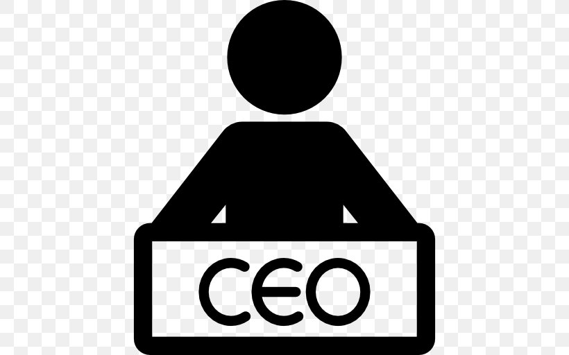 Chief Executive Businessperson Clip Art, PNG, 512x512px, Chief Executive, Area, Black And White, Brand, Business Download Free