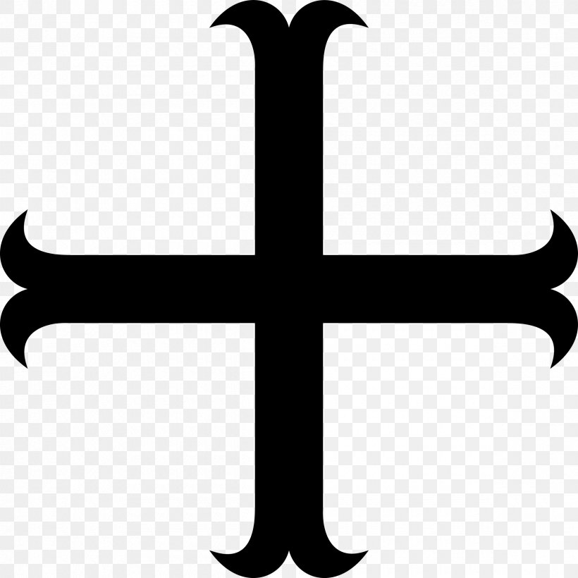 Crosses In Heraldry Crosses In Heraldry Cross Moline Christian Cross, PNG, 2400x2400px, Cross, Ankh, Balkenkreuz, Black And White, Christian Cross Download Free
