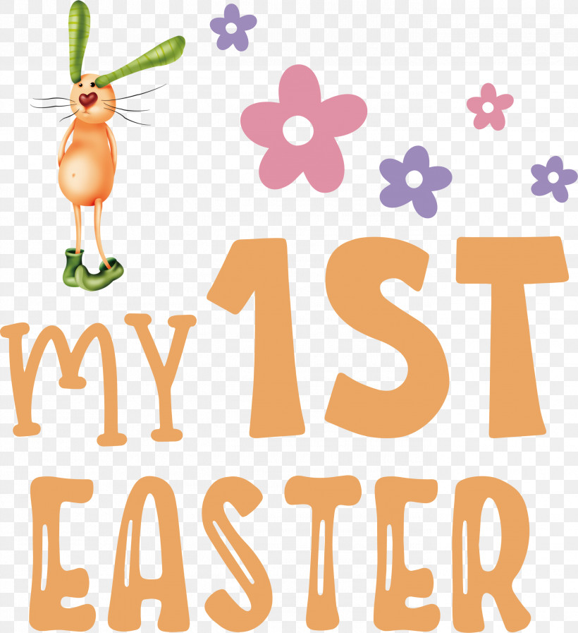 Happy Easter Day My 1st Easter, PNG, 2742x3000px, Happy Easter Day, Behavior, Cartoon, Happiness, Human Download Free