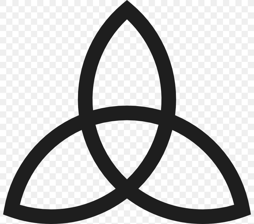 Triquetra Celtic Knot Vector Graphics Symbol, PNG, 800x724px, Triquetra, Area, Black And White, Celtic Knot, Celts Download Free
