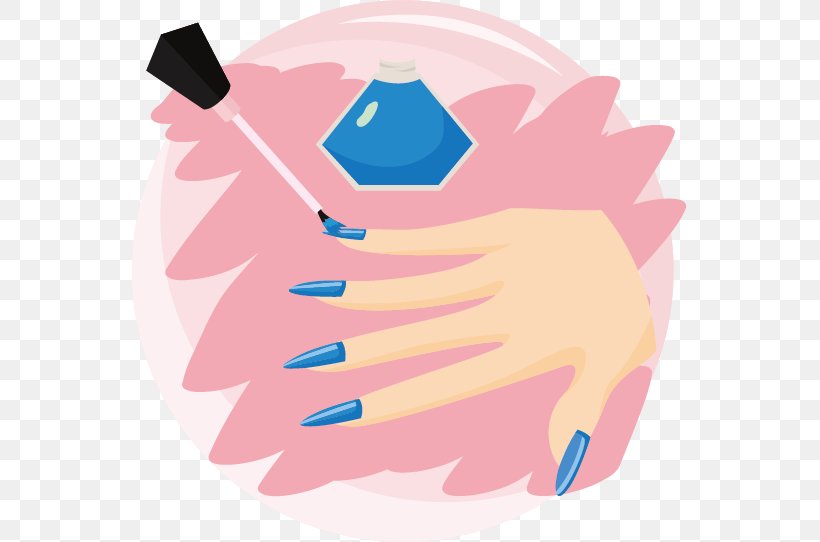 Nail Polish Clip Art, PNG, 555x542px, Watercolor, Cartoon, Flower, Frame, Heart Download Free
