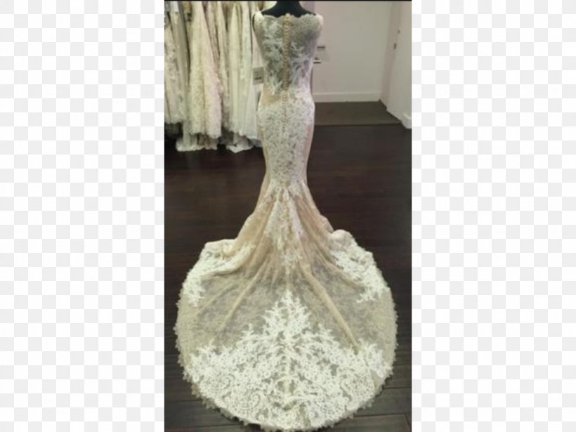 Wedding Dress Ivory Train Pronovias, PNG, 1024x768px, Wedding Dress, Bridal Clothing, Bustle, Chantilly Lace, Dress Download Free