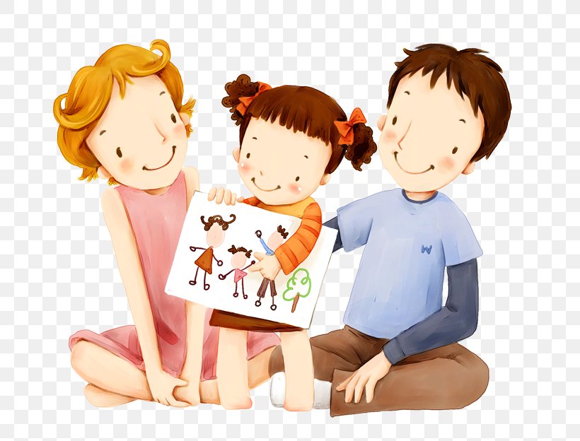 Family Drawing Cartoon, PNG, 794x624px, Watercolor, Cartoon, Flower, Frame, Heart Download Free