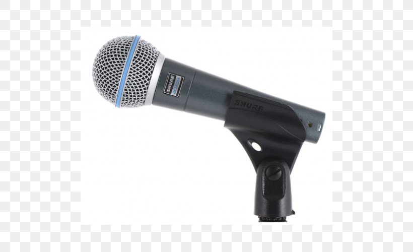 Microphone Shure SM57 Shure Beta 58A Shure Beta 52A, PNG, 500x500px, Microphone, Audio, Audio Equipment, Frequency Response, Hardware Download Free