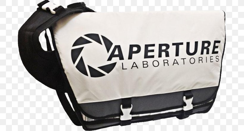 Aperture Laboratories Portal 2 Laboratory Bag, PNG, 700x440px, Aperture Laboratories, Aperture, Bag, Black, Brand Download Free