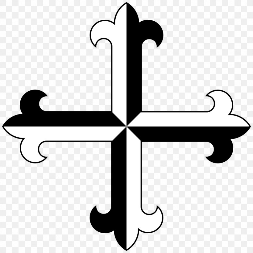 Dominican Order Christian Cross Friar Religious Order, PNG, 1024x1024px, Dominican Order, Anthony Of Padua, Artwork, Black And White, Christian Cross Download Free