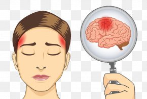 Brain - Human Brain Worry Headache Stroke PNG