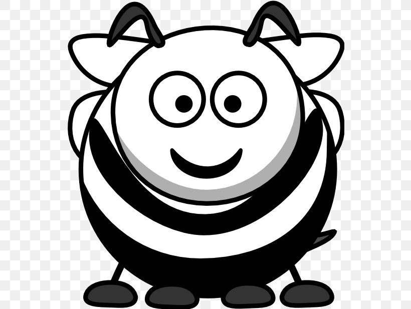 Bumblebee Cartoon Clip Art, PNG, 555x617px, Bee, Animation, Artwork, Beehive, Black And White Download Free