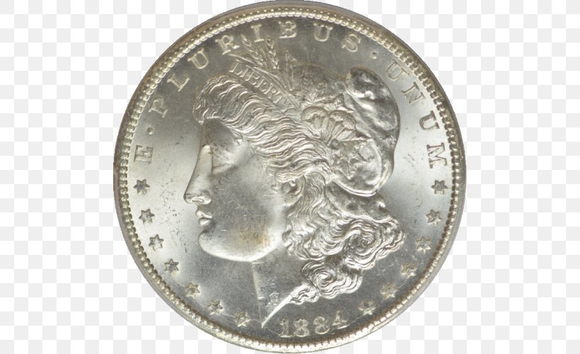 Coin Obverse And Reverse Morgan Dollar Currency Brockage, PNG, 500x500px, Coin, Brockage, Currency, Dollar Coin, June Download Free