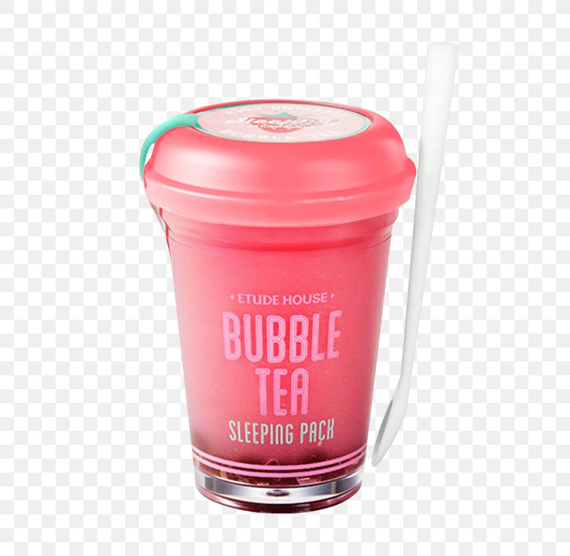 Etude House Bubble Tea Sleeping Pack Green Tea Black Tea, PNG, 600x800px, Bubble Tea, Black Tea, Cosmetics, Cup, Drink Download Free