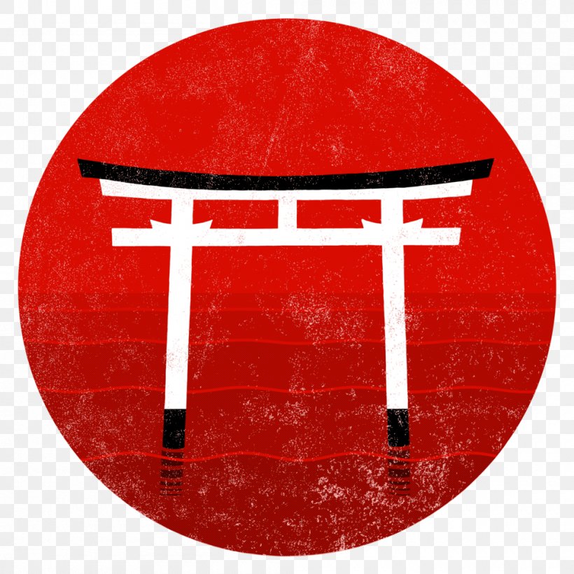Flag Of Japan Torii T-shirt Art, PNG, 1000x1000px, Japan, Art, Decal, Flag Of Japan, Gate Download Free