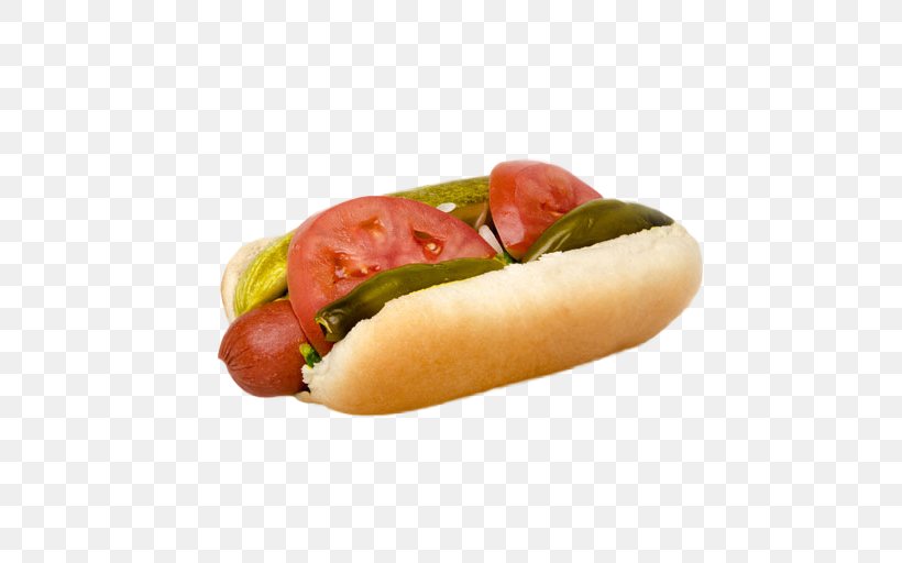 Chicago-style Hot Dog Knackwurst Bockwurst American Cuisine, PNG, 512x512px, Chicagostyle Hot Dog, American Cuisine, American Food, Bockwurst, Chicago Style Hot Dog Download Free